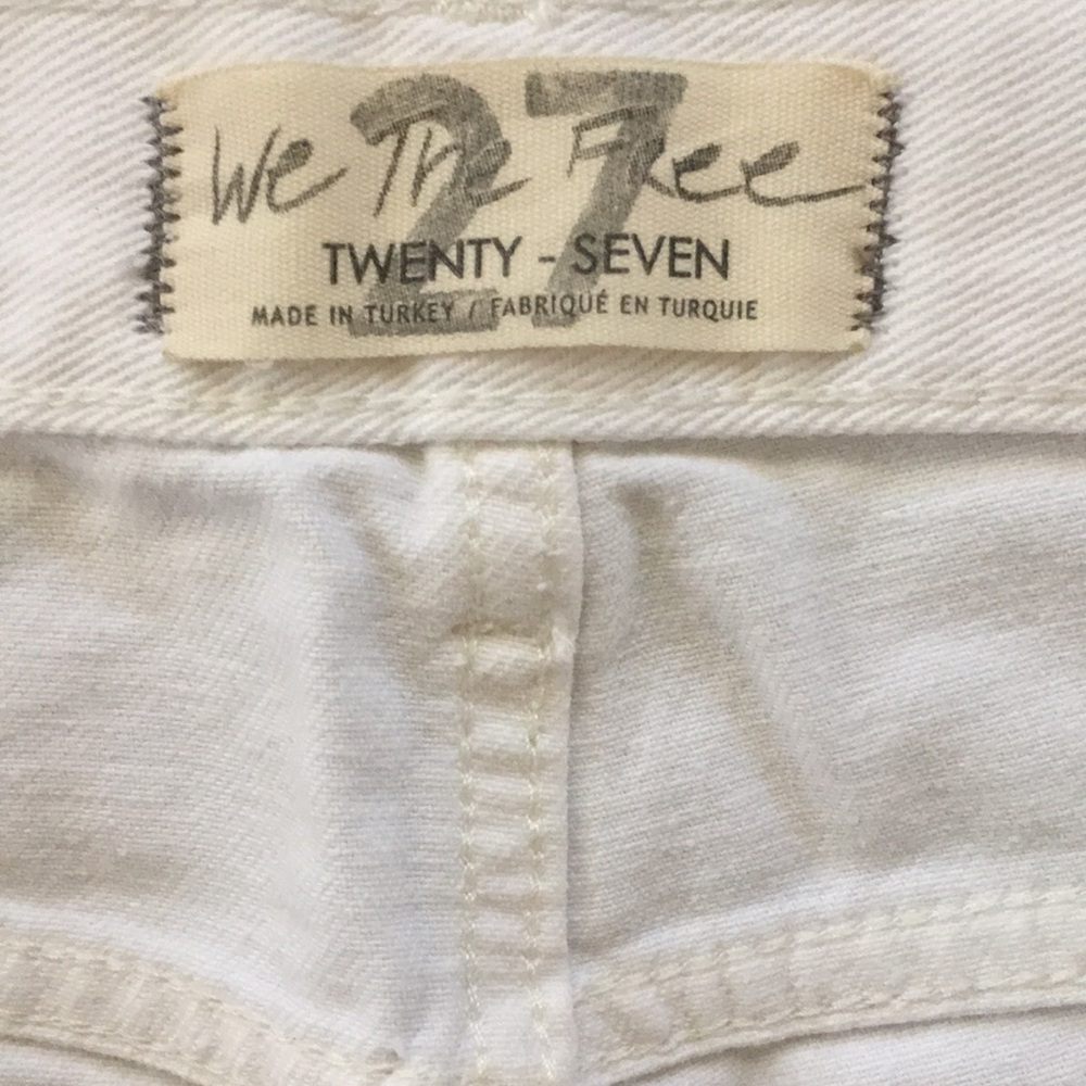 Free People button up distressed size 27. Brand new!!